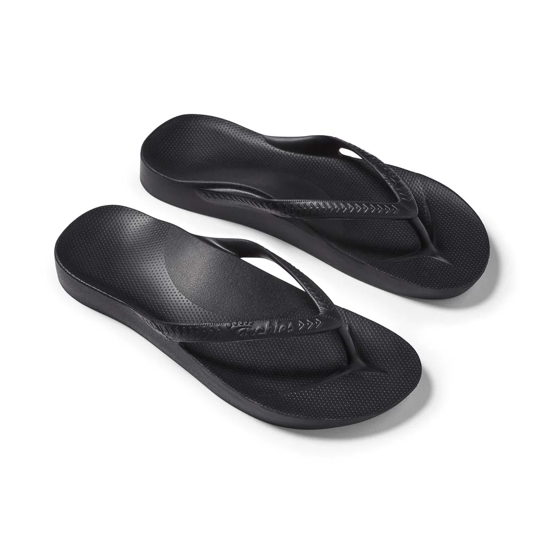 Arch Support Thongs - Classic - Black - Image 12