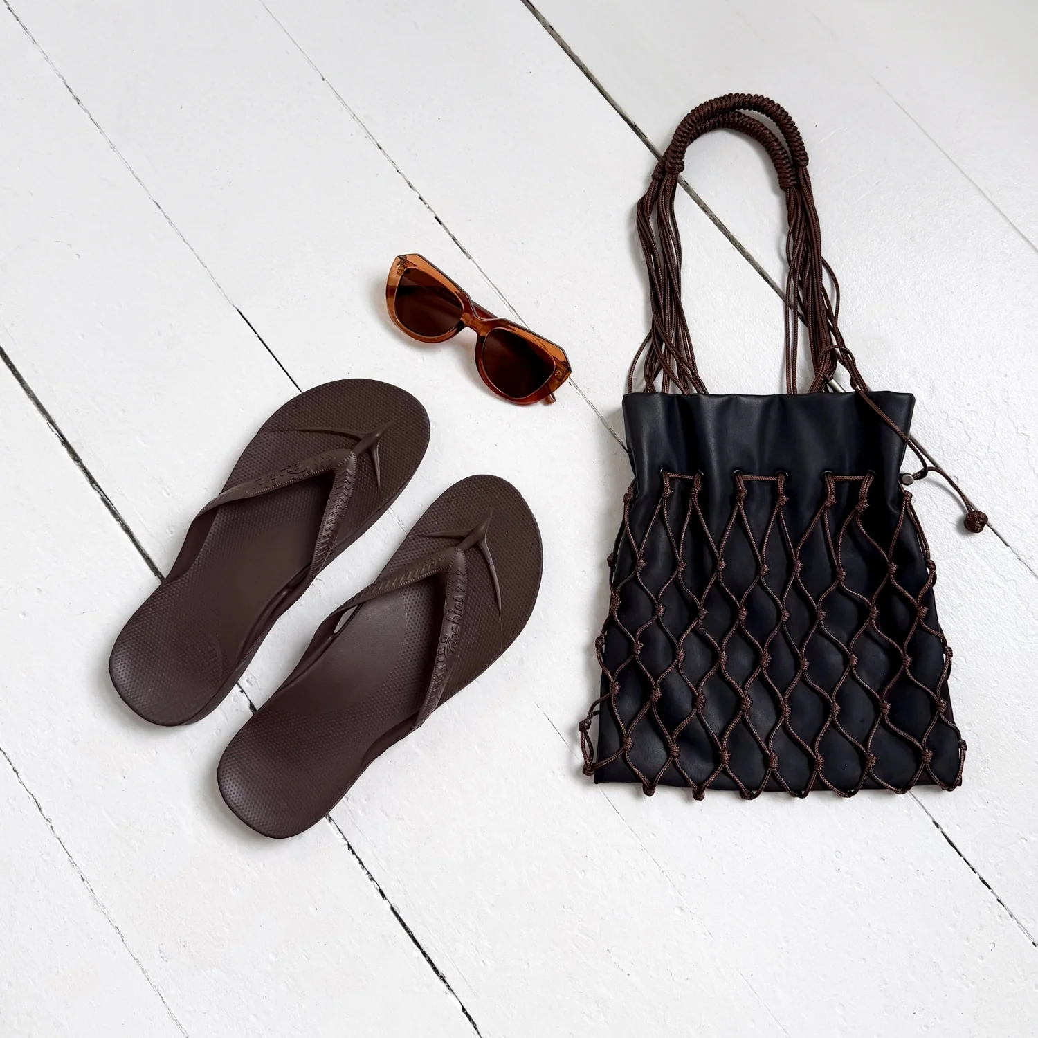 Arch Support Thongs - Classic - Brown - Image 4