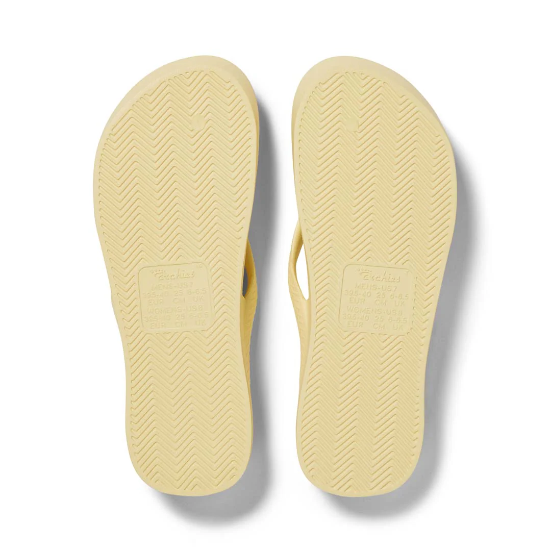 Arch Support Thongs - Classic - Lemon - Image 12