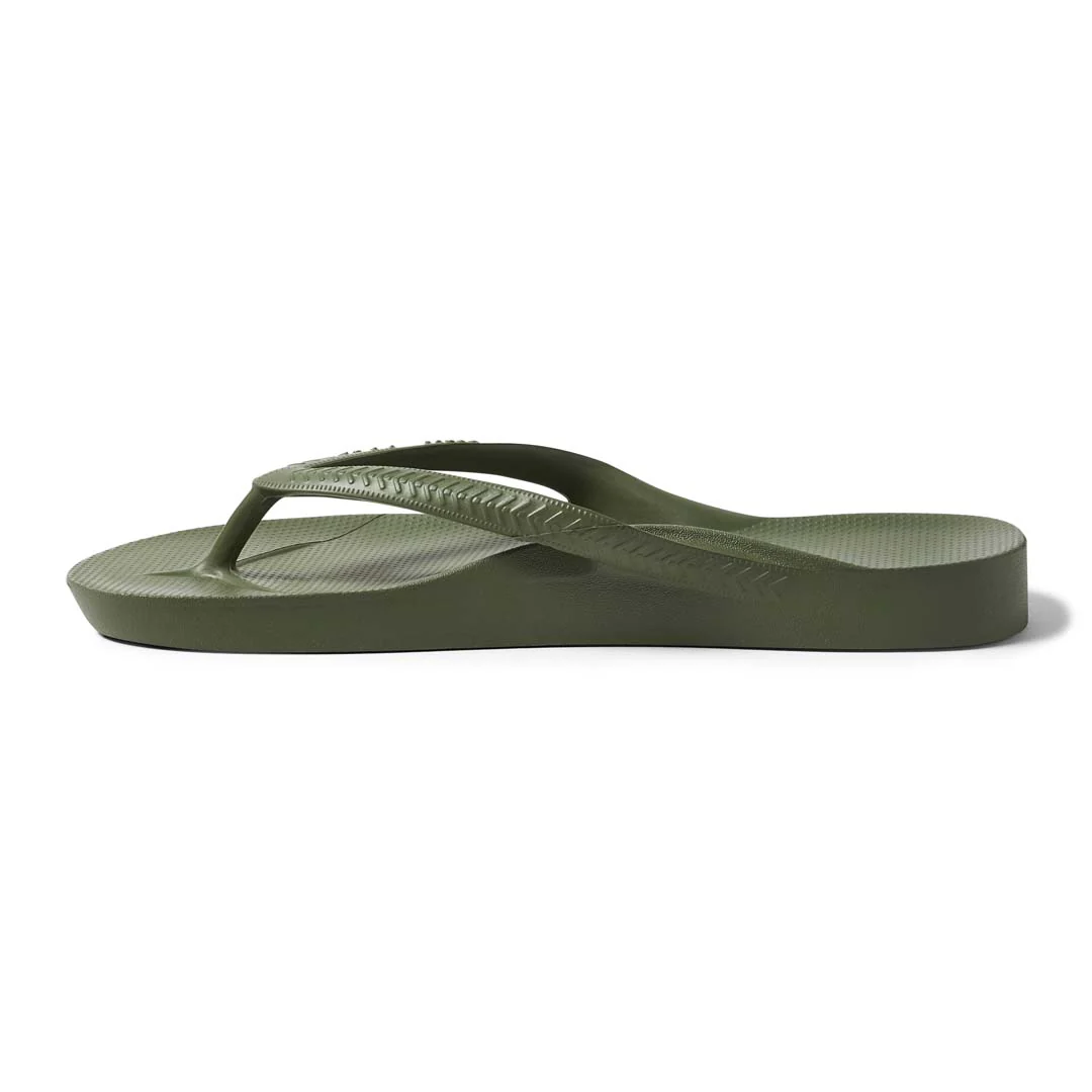 Arch Support Thongs - Classic - Olive - Image 11