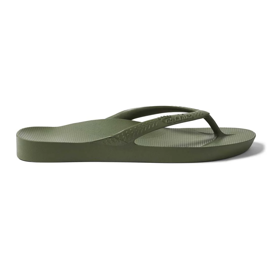 Arch Support Thongs - Classic - Olive - Image 8