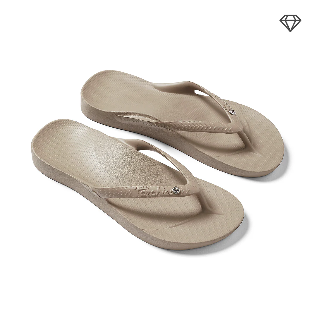 Arch Support Thongs - Classic - Crystal Taupe - Image 7