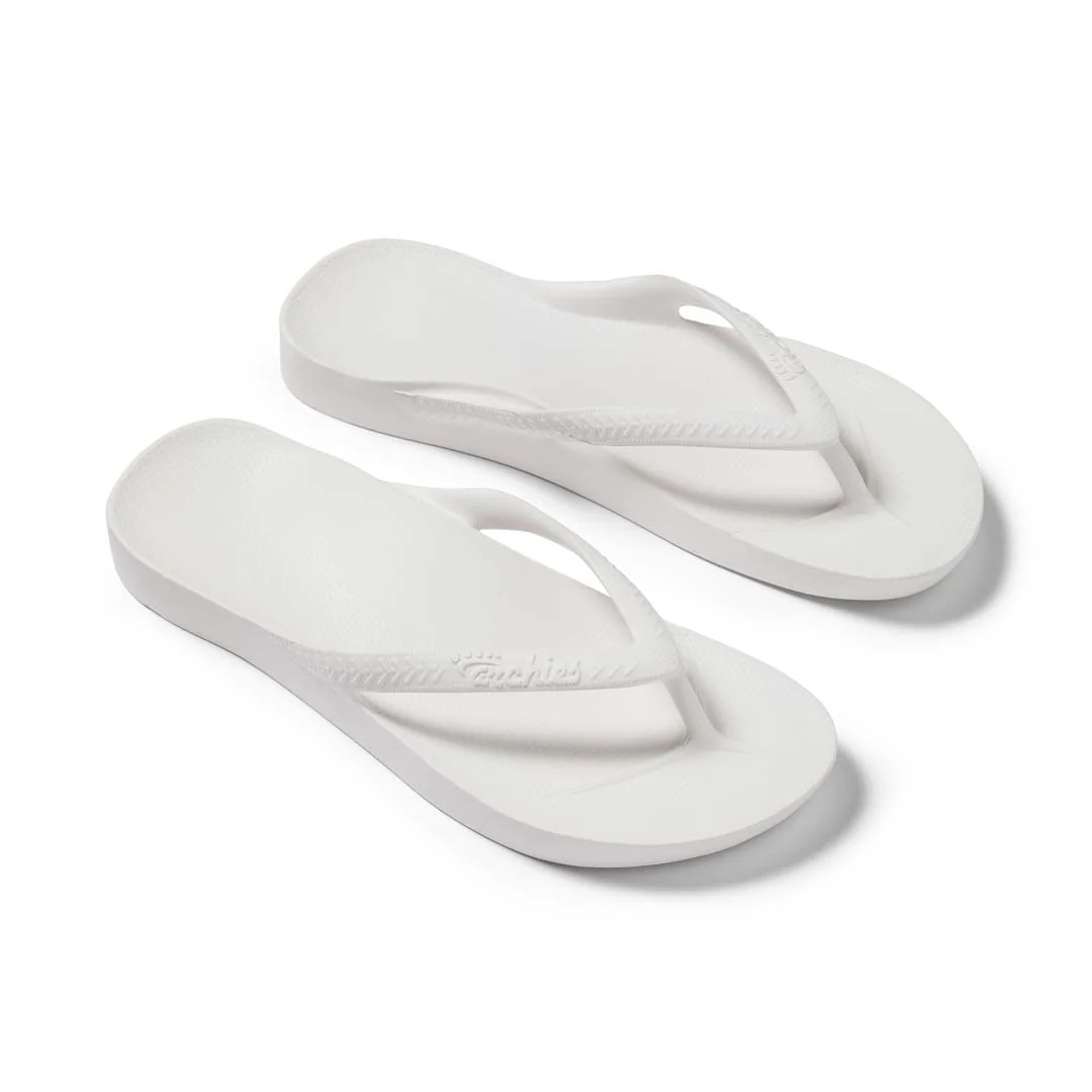 Arch Support Thongs - Classic - White - Image 14