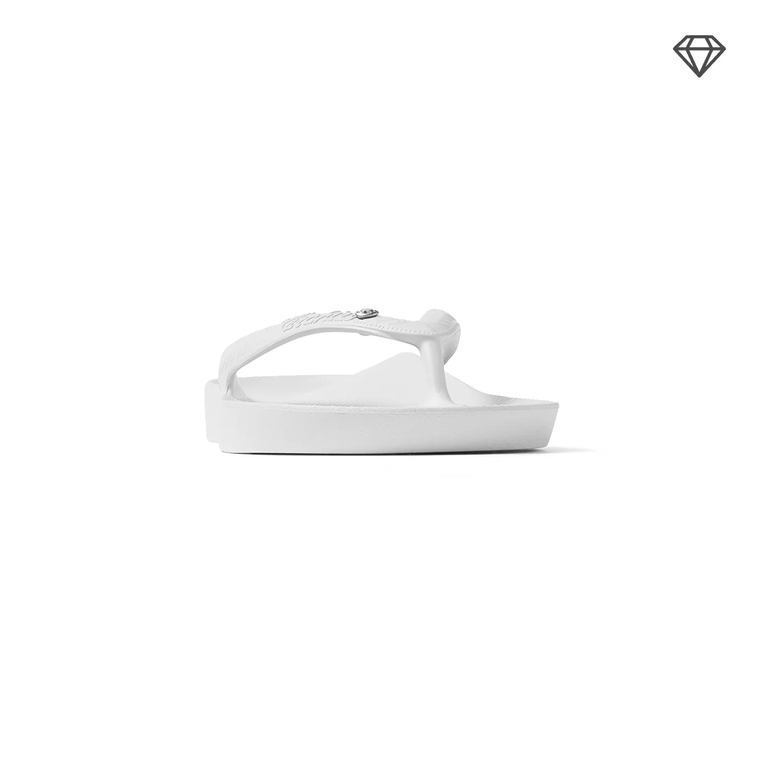 Arch Support Thongs - Classic - Crystal White - Image 8