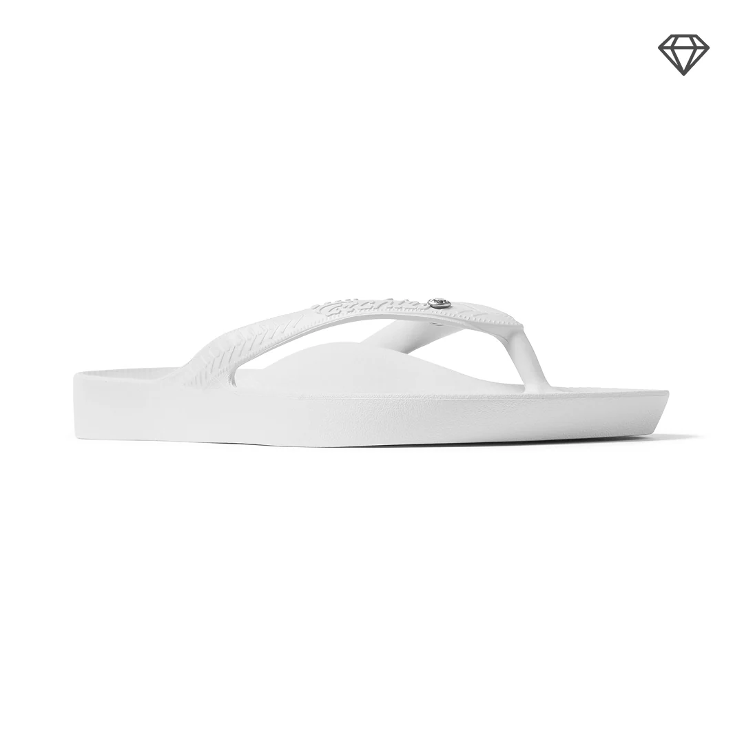 Arch Support Thongs - Classic - Crystal White - Image 9