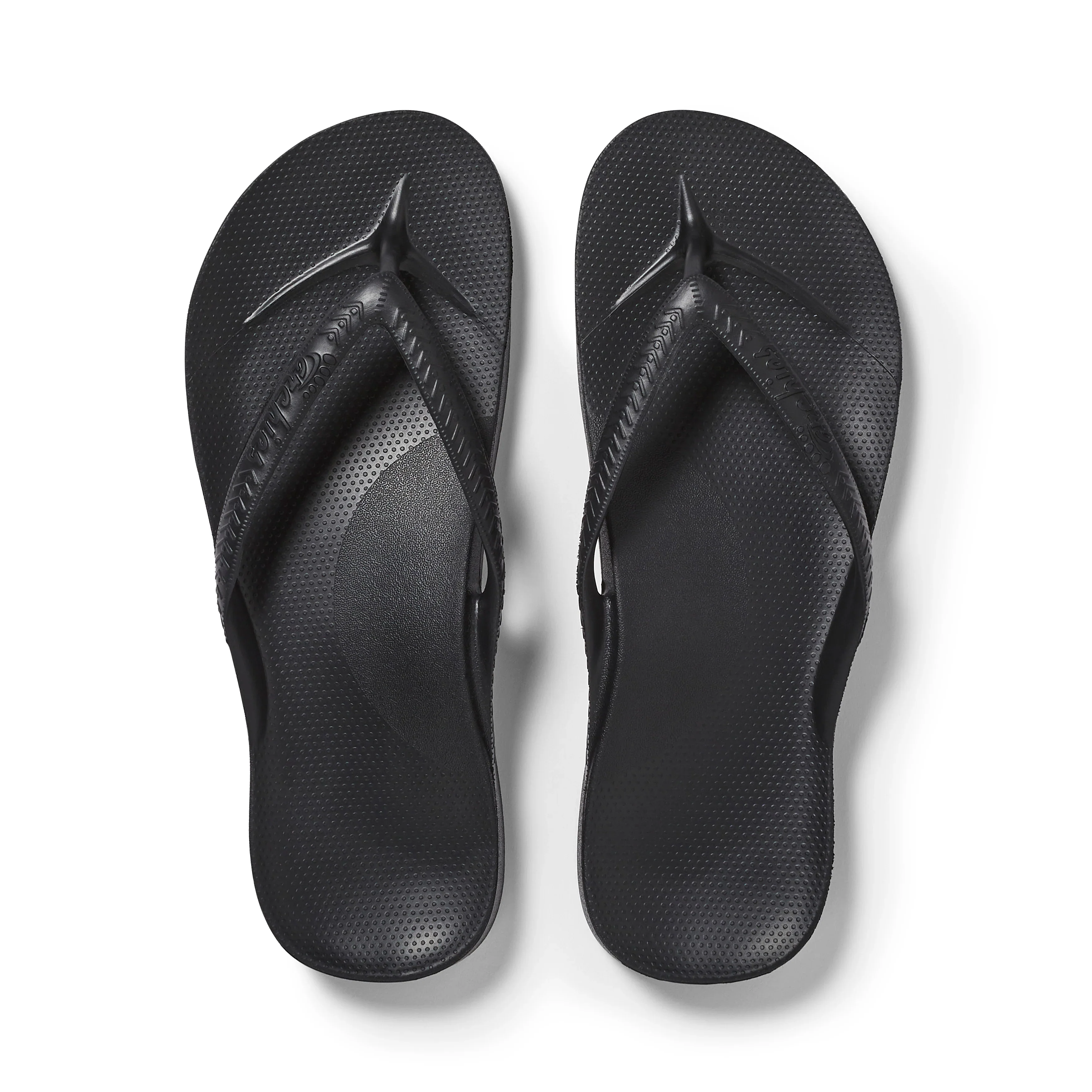 Kids - Arch Support Thongs - Black - Image 15