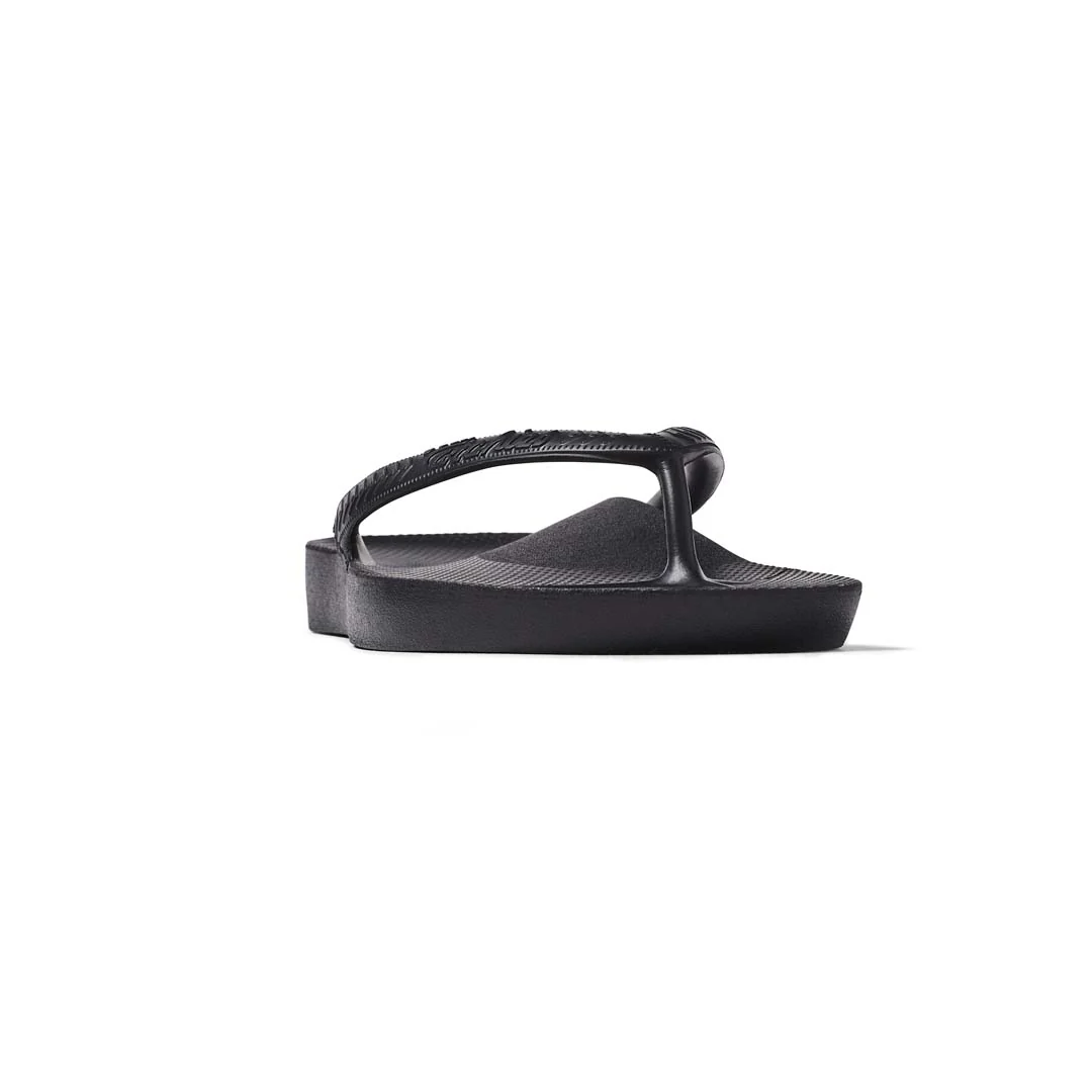 Kids - Arch Support Thongs - Black - Image 8