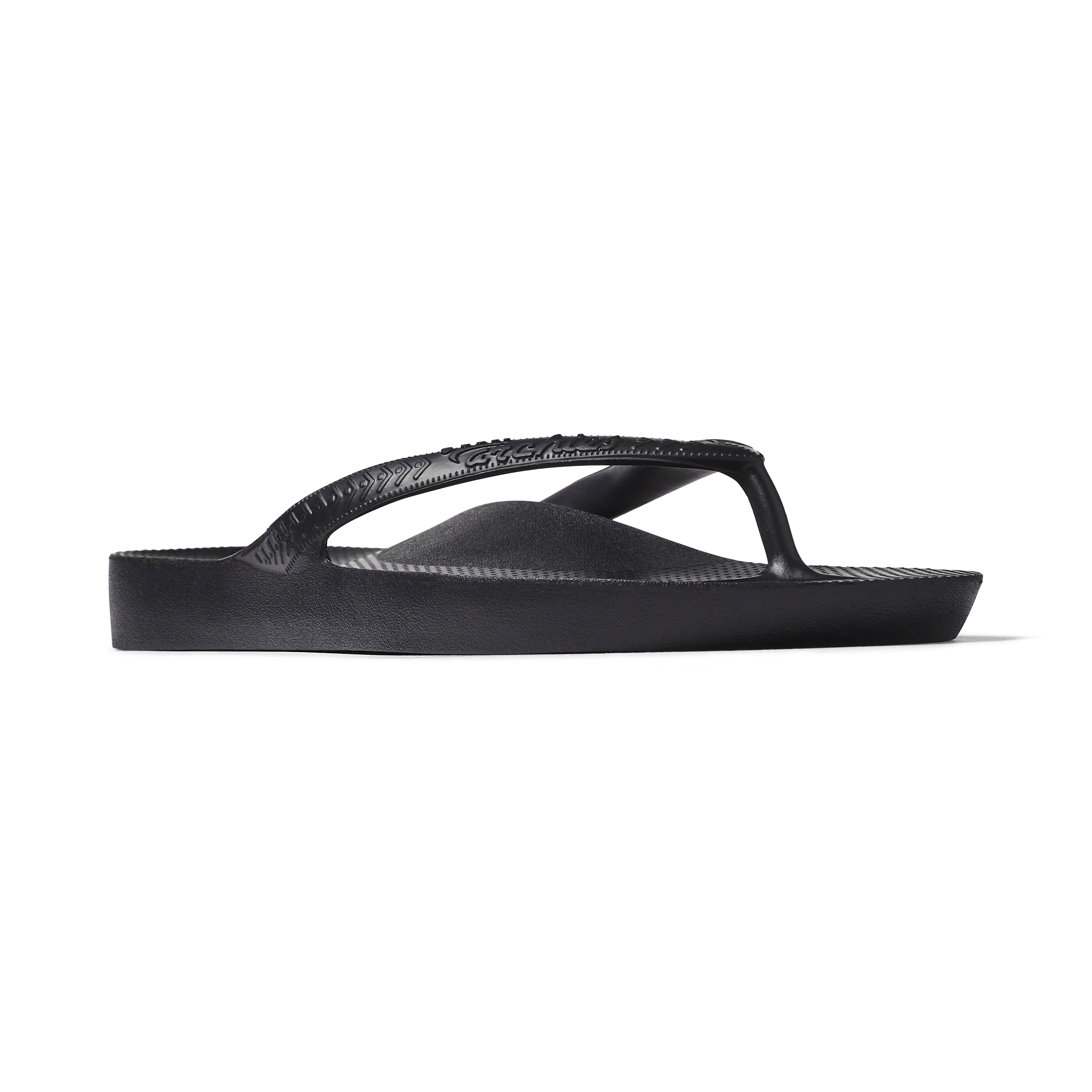 Kids - Arch Support Thongs - Black - Image 9
