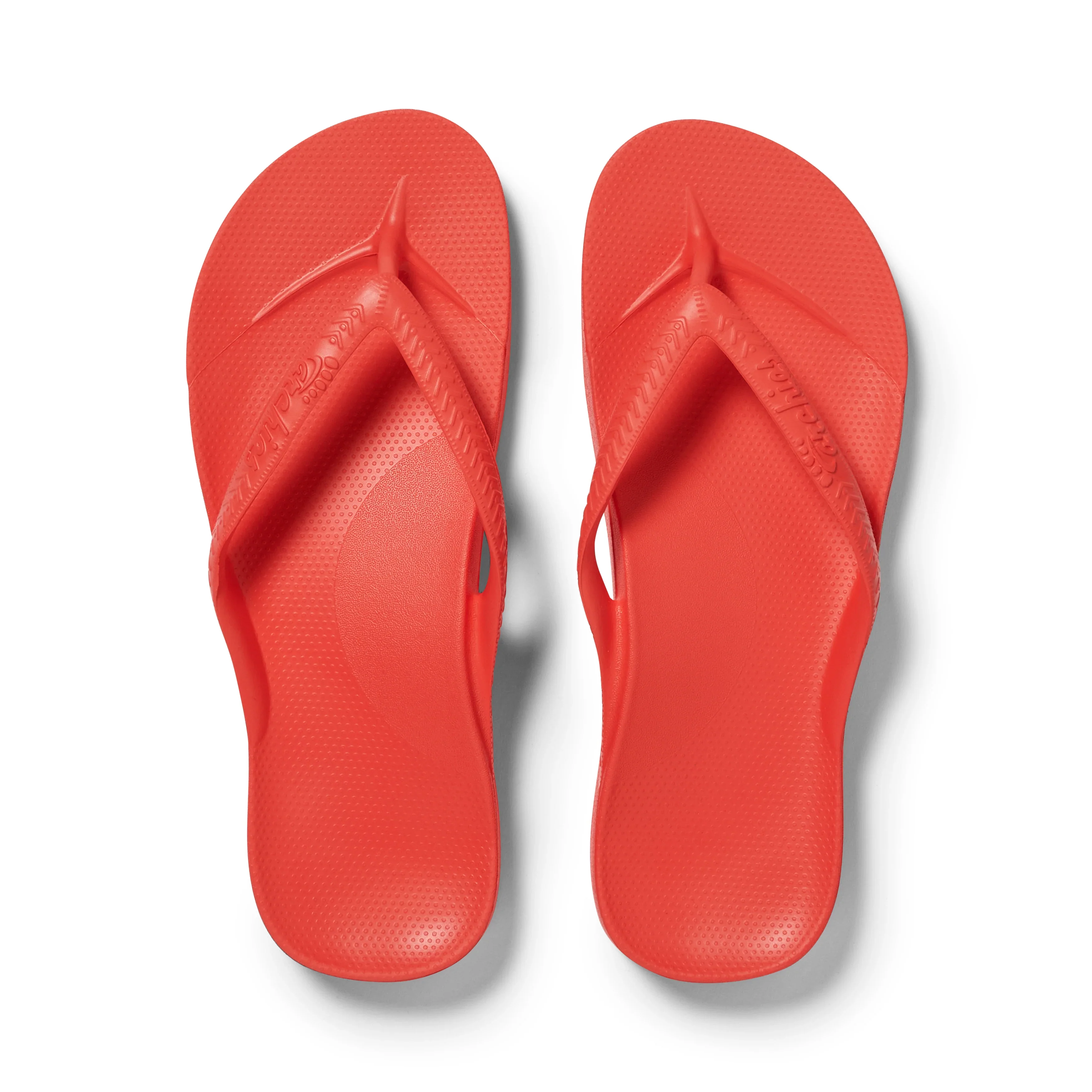 Kids - Arch Support Thongs - Coral - Image 15