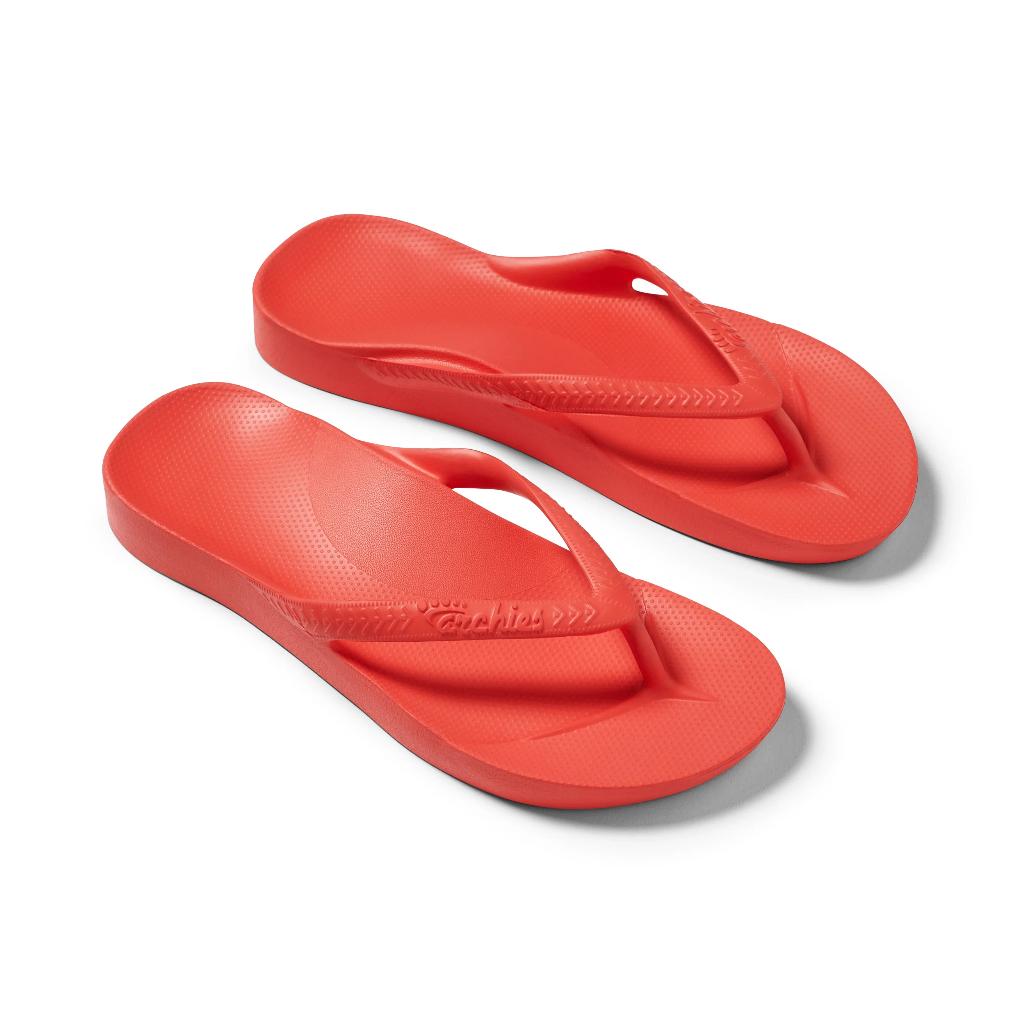 Kids - Arch Support Thongs - Coral - Image 16