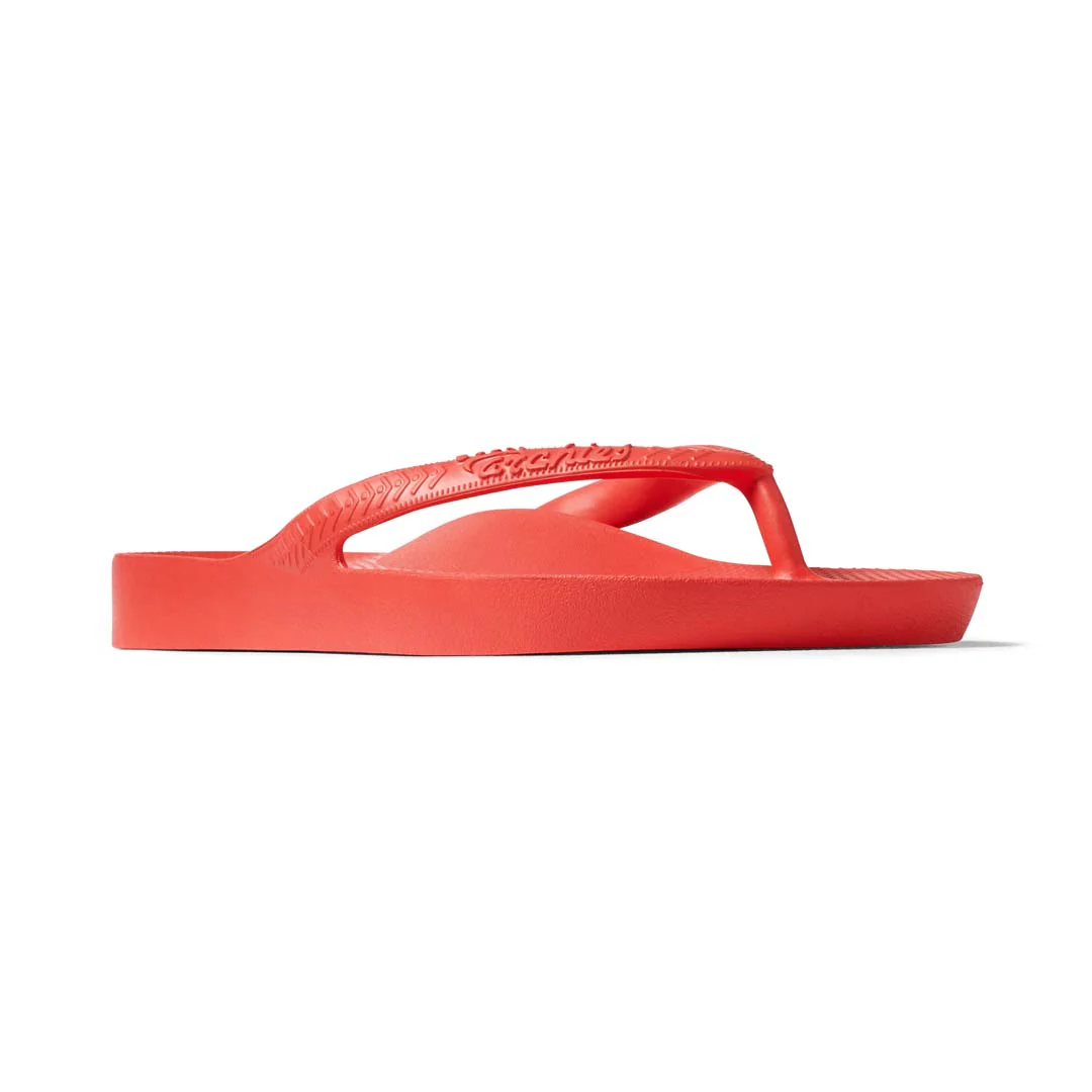 Kids - Arch Support Thongs - Coral - Image 3