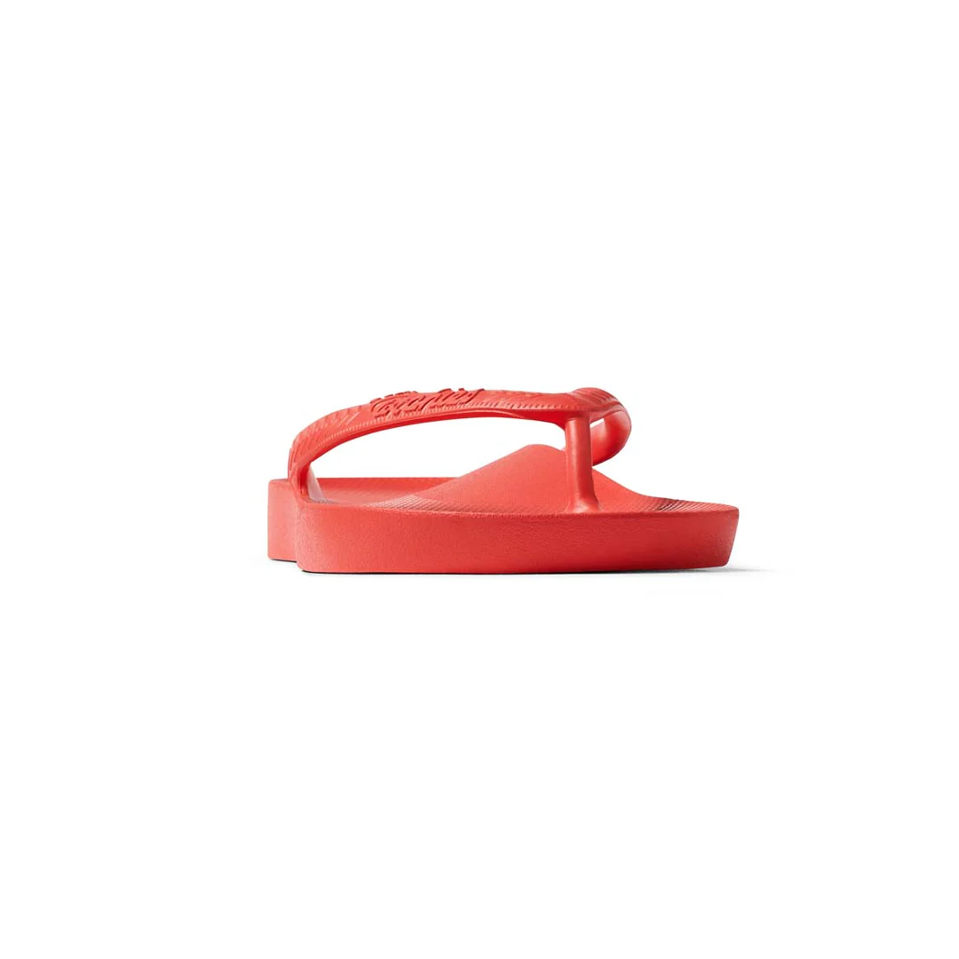 Kids - Arch Support Thongs - Coral - Image 8