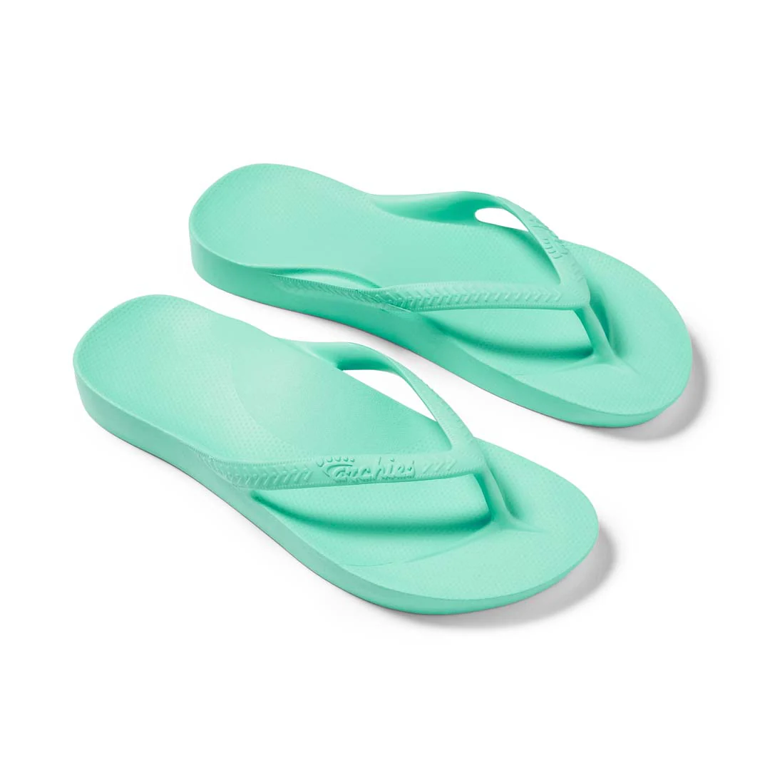 Kids - Arch Support Thongs - Mint - Image 8